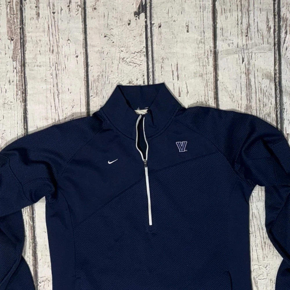 Villanova Wildcats The Nike Fit Athletic 1/4 Zip Up NCAA Collegiate Jacket